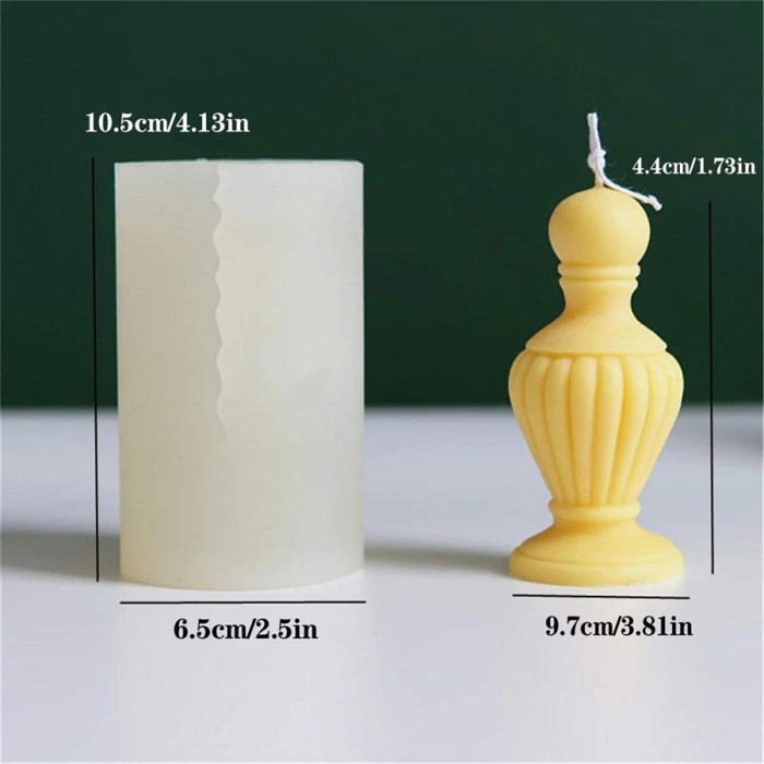 Vase Shape Silicone Candle Mold Resin Plaster Aromatherapy Fragrant Mould Wax Handmade Soap Making Tool