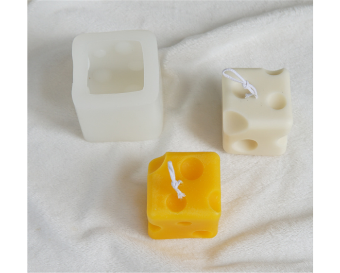 Square Cheese Candle Mold European and American Classical Characters Scented Candle Material Mold Home Decoration epoxy Resin Silicone molds Unique