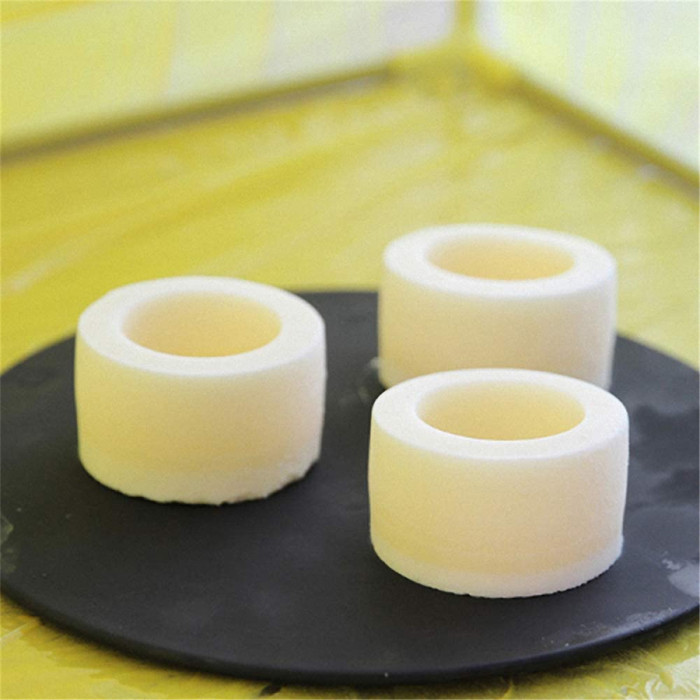 Pudding Cake Silicone Mold-6 Cavities Easter Candle Cup Cake Molds Mousse Baking Muffin Tart Utensil