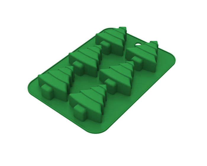 Christmas Tree Silicone Cake Baking Mold Chocolate Candy Jelly Molds Handmade Soap Moulds Ice Cube Bath Bomb Candle Biscuit Molds No-Stick Baking Trays Pan