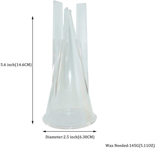 Cone Candle Molds Durable Plastic Candle Molds for Making Candles