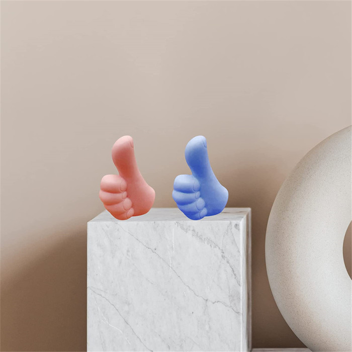 Gesture Candle Mold, 3D Hand Shaped Silicone Molds, Thumbs Up DIY Resin Casting Moulds, Creative Finger Shape Aromatherapy Plaster Soap Molds for DIY Fondant Plaster Sculpture Clay Crafts