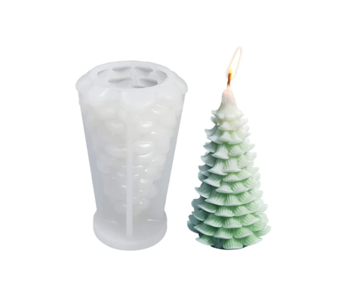 Candle Molds- Christmas Theme Series, Christmas Tree,  DIY Candle Making Molds, Resin Molds, Chocolate Mold