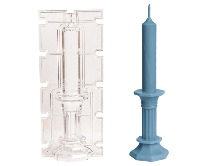 Candle Mould Tall Taper Candle Mold DIY Stick Shaped Candle Making Tool Pc Acrylic Candle Mould for Church Christmas Candlelight Dinner Valentine's Day Home Decoration Delightful