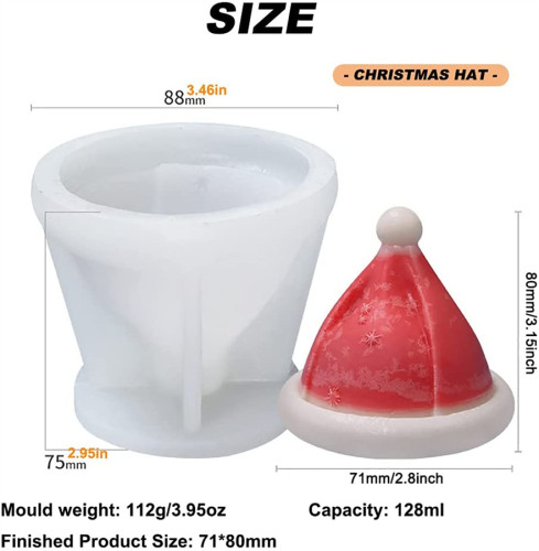 Candle Molds- Christmas Theme Series,Snowman Silicone Mold, DIY Candle Making Molds, Resin Molds, Chocolate Mold