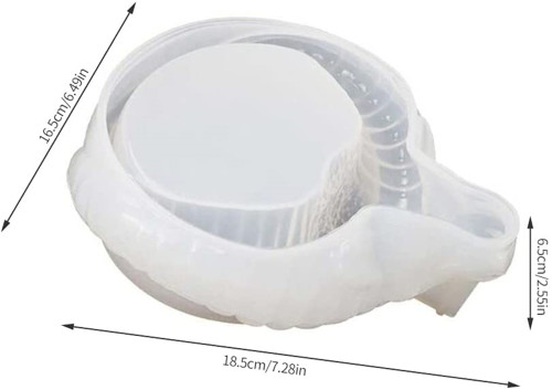 Ashtray Resin Molds, Cow Skull Shape Storage Tray Silicone Molds for Epoxy Resin Casting, Large Animal Resin Molds for Wall Hanging Home Decor