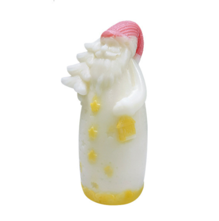 3D Santa Claus Silicone Resin Mold, Silicone Candle Molds, Candle Mold for Candle Making, DIY Christmas Silicone Mold