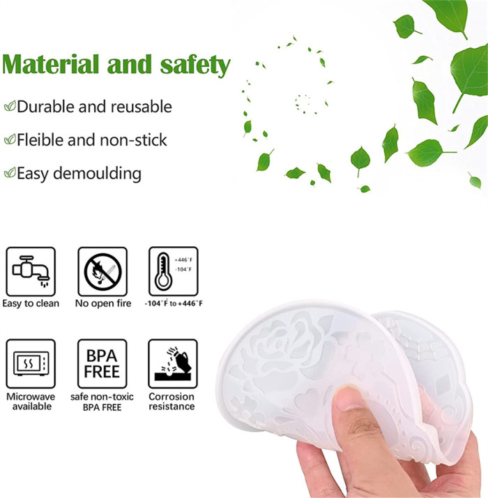 Jewelry Box Resin Mold Silicone, Halloween Skull Storage Box Epoxy Casting Mold with Lid for DIY Jewelry Container Resin Decoration, Gift Box Craft, Home Decoration