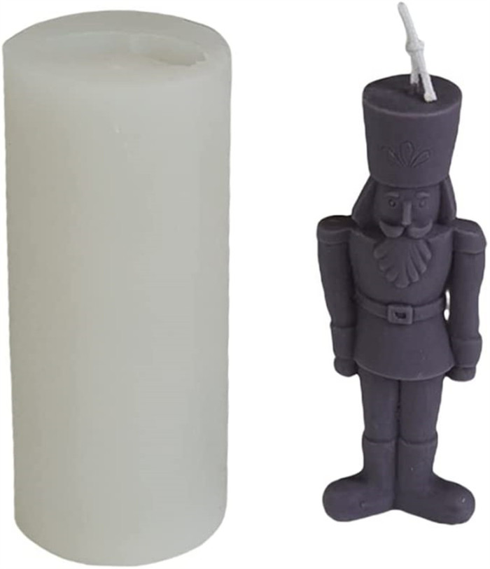 Human Candle Making Molds Silicone Candle Mold, 3D King Silicone Molds Candle for Making Resin Mould Epoxy Resin Casting Molds DIY Aromatherapy Candles Handmade Resin Art Craft