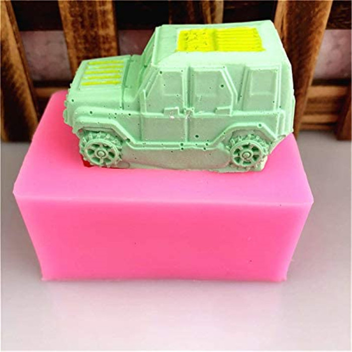 Car Silicone Molds for Cake Decorating Candle Mading Mold Chocolate Fondant Children Toy Mould Resin Polymer Clay Tool