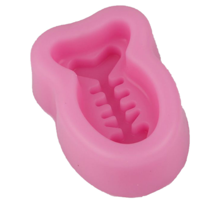 DIY Fish Bone Handmade Soap Mold, Silicone Mold Fudge Mold, Chocolate Cake Mold, Fudge Baking Tool, Ice Cube Ice Tray Mold