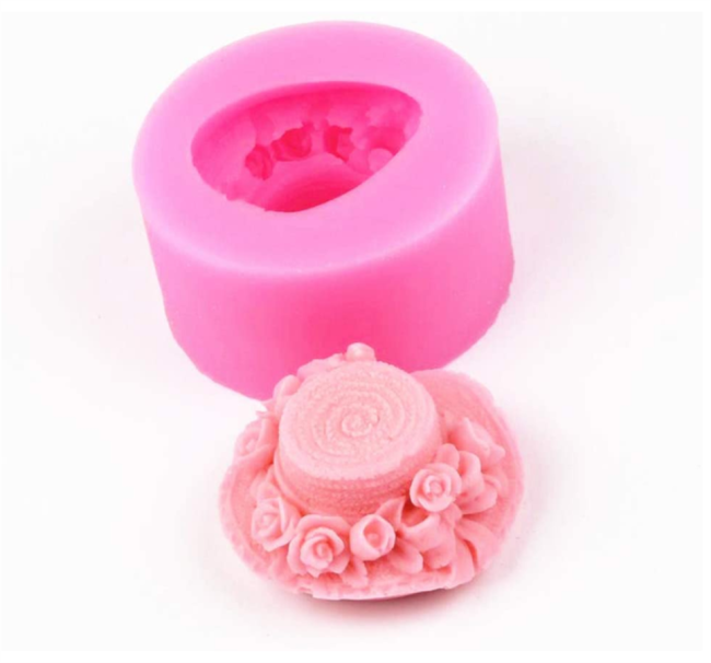 Straw Hat Silicone Soap Making Mould Soapcraft Mold DIY Handmade Mold