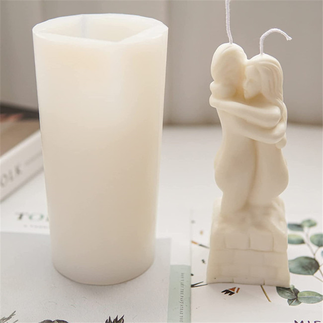 Body Candle Mold, 3D Human Body Embracing Mold Resin Casting Homemade Molds, DIY Crafts Soap Making for Home Resin Ornaments