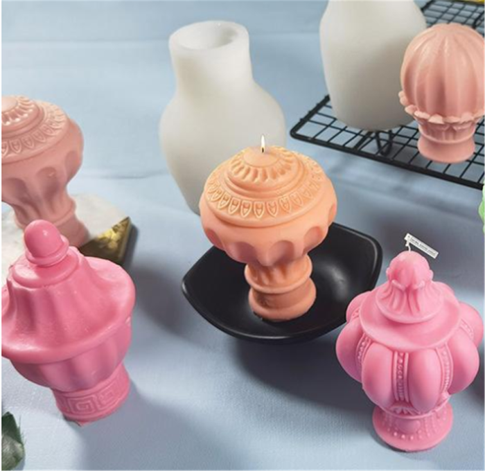 Pattern Crown Head Wand Candle Silicone Mold Wand Resin Mold soap Mold Cake Decoration Mold Chocolate Popsicle Mold