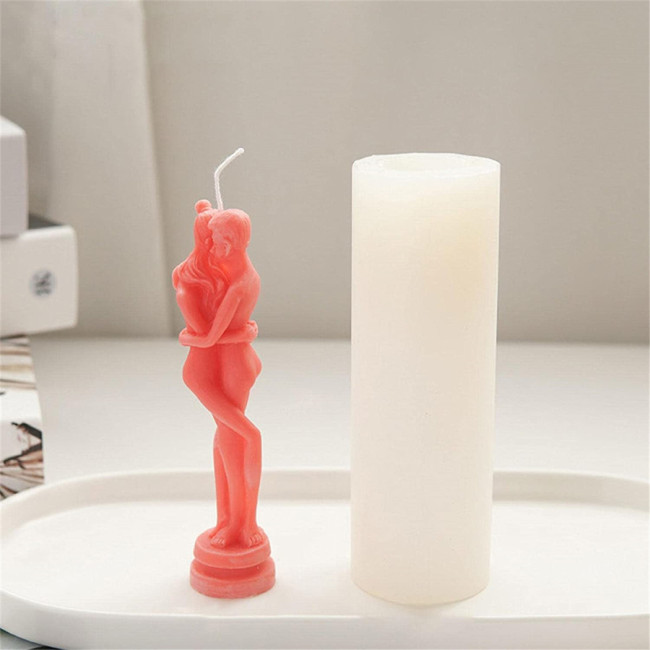 Body Candle Mold, 3D Human Body Embracing Mold Resin Casting Homemade Molds, DIY Crafts Soap Making for Home Resin Ornaments
