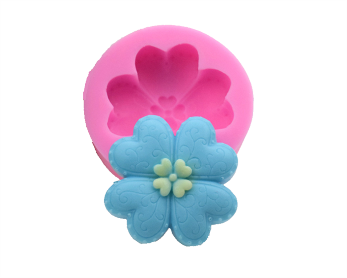 Lucky Heart Craft Art Silicone Soap Mold DIY Pudding Jelly Silicone Molds Chocolate Soap Pastry Mould Cookie Baking Tools