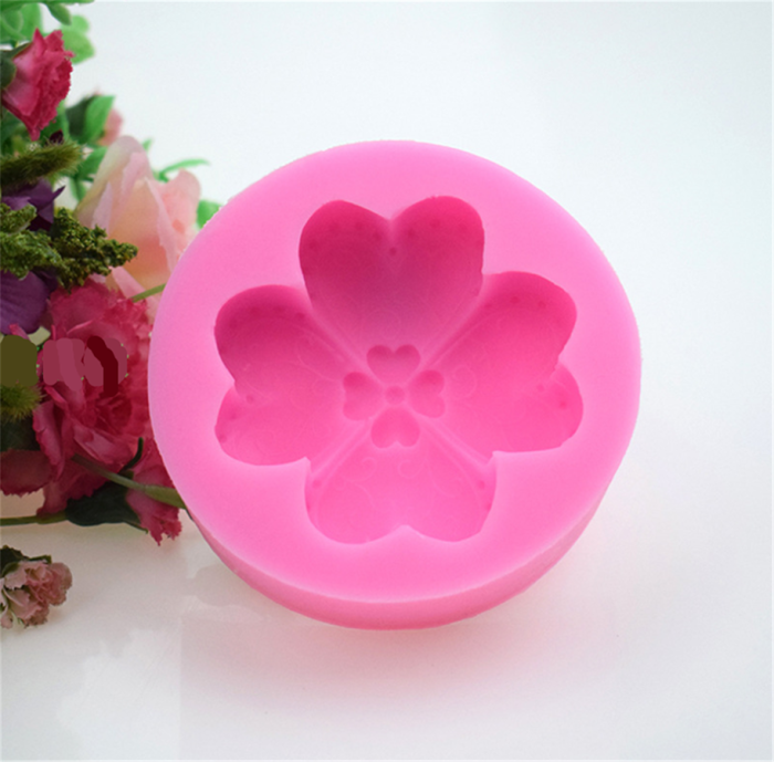Lucky Heart Craft Art Silicone Soap Mold DIY Pudding Jelly Silicone Molds Chocolate Soap Pastry Mould Cookie Baking Tools