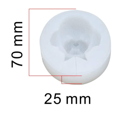 Teddy Dog Head 3D Silicone Cake Molds Soap Mold Mousse Mould Fondant Tools Cake Decorating Supplies Dessert Sweet Tools