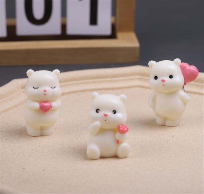 Bear Ice Mold ， 3D DIY Drink Cake Decoration for Christmas, Party, Family to Make Lovely Ice Coffee, Juice, Cocktail. Candy Gummy Fondant Chocolate Soap Candle Mold