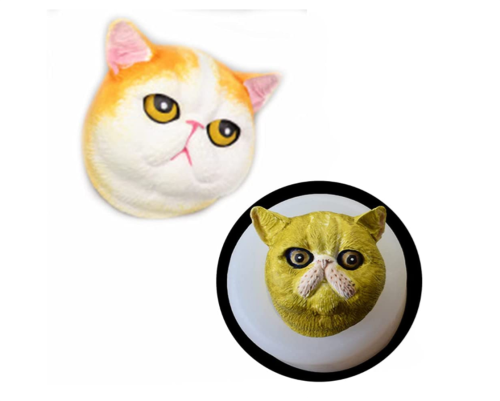 Cat Doll Silicone Fondant Mold Chocolate Candy Sugar Craft Gum Paste Mould Paper Clay Soap Candle Mold Cake Decoration Tool