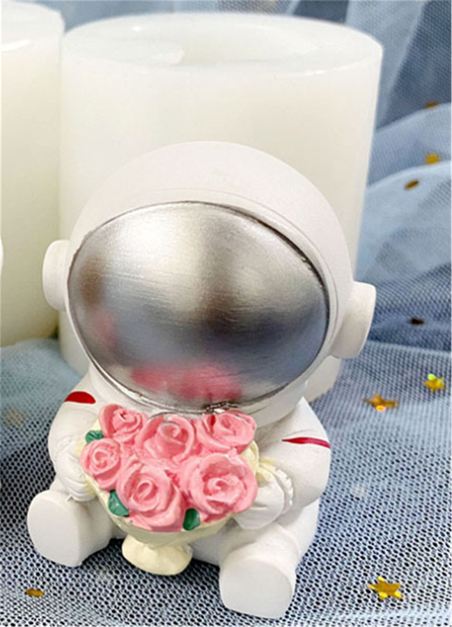 Astronaut baking mold decoration DIY aromatherapy gypsum expanded stone mold chocolate ice