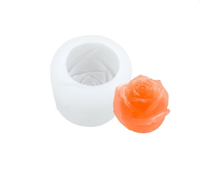 3D Rose Flower Silicone Molds Rose Shaped Candle Molds for DIY Handicrafts Making Cake Decoration Candle Crafts