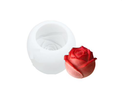 3D Flower Series Ice Cream Mousse Cake Mold Rose Aromatherapy Gypsum Silicone Mould DIY handmade Soap Candle Chocolate Pudding Fondant Sugar Craft Decoration Baking Tool