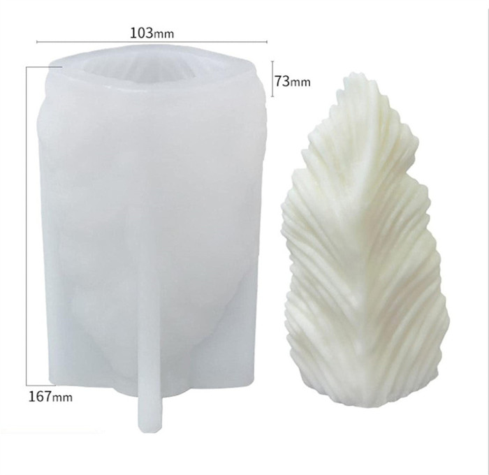 Silicone 3D  Coral Shell, Handmade Coral Leaf Shell Mold, Candle Mould Soap Mould for DIY Candle Soap Making, Soap Moulds Silicone Shapes Unique