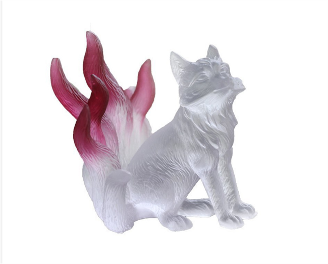 Nine-Tailed Foxes Crafts Silicone Mold is Suitable for Resin Epoxy Resin DIY Craft Box Jewelry Making, Home Decoration
