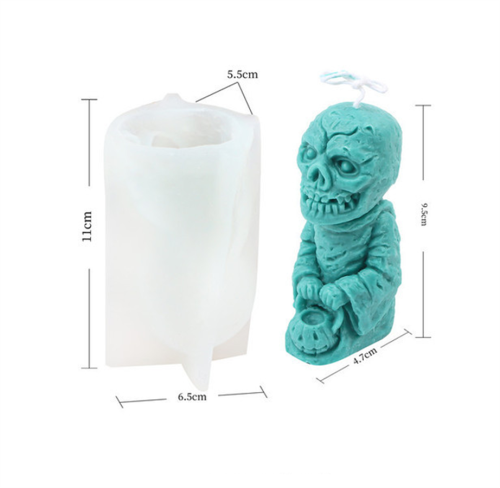 Candle Aromatherapy Soap Mould Ghost Festival Atmosphere Decoration Resin Model Epoxy Mold for Decorations