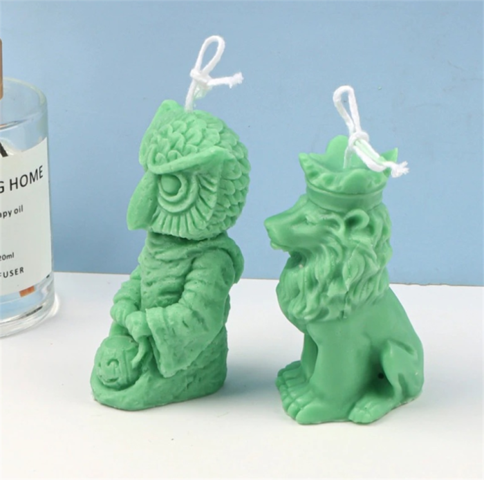 DIY Candle Aromatherapy Soap Mould Lion mold Decoration Resin Model Epoxy Mold for Decorations
