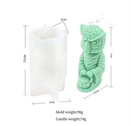 Candle Aromatherapy Soap Mould Ghost Festival Atmosphere Decoration Resin Model Epoxy Mold for Decorations