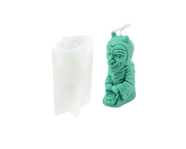 Candle Aromatherapy Soap Mould Ghost Festival Atmosphere Decoration Resin Model Epoxy Mold for Decorations