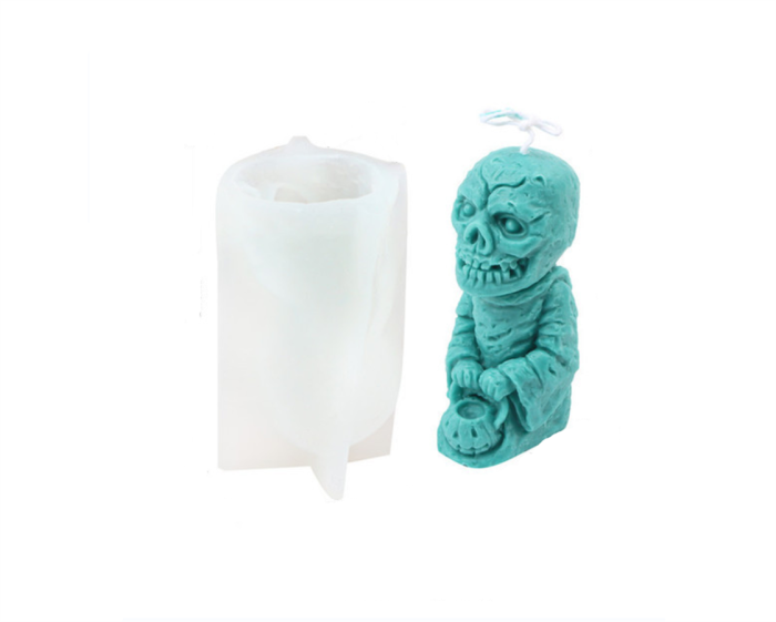 Candle Aromatherapy Soap Mould Ghost Festival Atmosphere Decoration Resin Model Epoxy Mold for Decorations