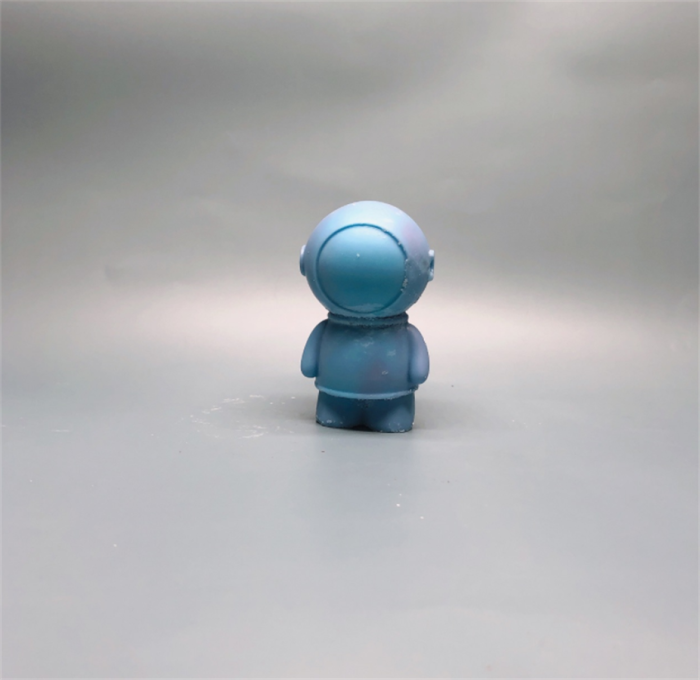 Small Astronaut Candle Molds Tools Cake Decoration Baking Mold Baking Mould Ornament Craft for Chocolate Aromatherapy Silicone Resin Clay