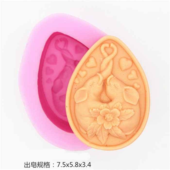 Soap Mold Handcraft DIY Candle Resin Mould for Handmade Soap Elephant