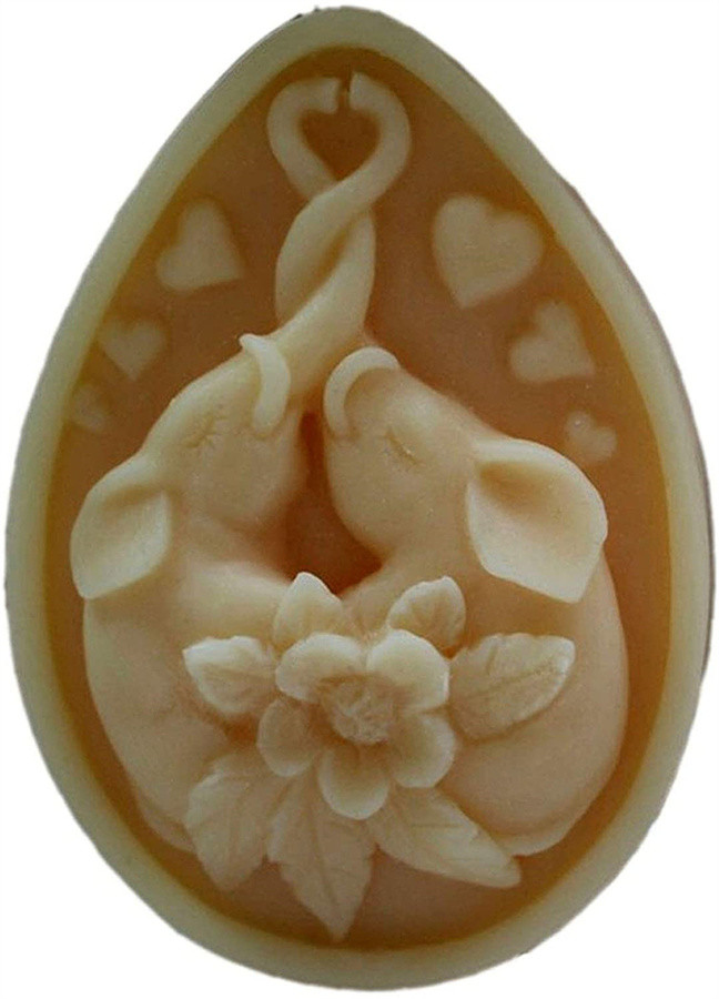 Soap Mold Handcraft DIY Candle Resin Mould for Handmade Soap Elephant