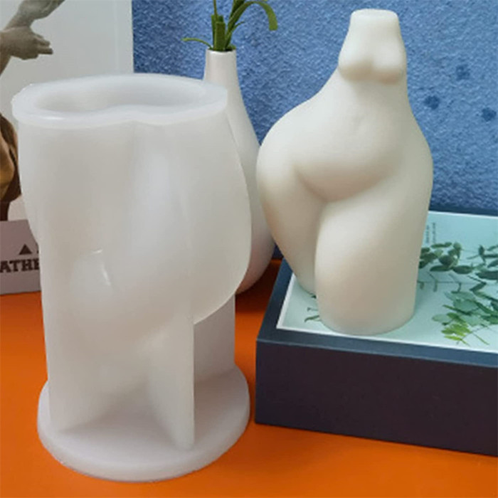 3D Body Silicone Candle Molds,Silicone Human Body Figures Moulds, 3D Plump Body Shape Mold Human Body Silicone Resin Casting Mold for Making DIY Soap,Candle, Plaster Epoxy Resin