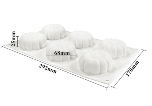 Daisy Silicone Molds Chocolate Molds DIY Daisy Cake Molds Heart Candles Mold Soap Making Mold Valentine's Day Decoration Wedding Supplies Baking Tools