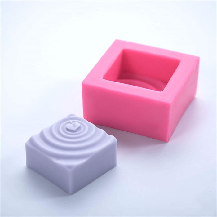 Silicone Molds Leaf, Water Wave Shape Craft Art Silicone Soap Mold, Water Lines Craft Molds DIY Handmade Soap Molds - Best Handmade soap for Gifts