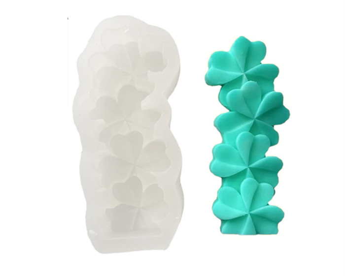 3D lucky grass handmade soap aromatherapy silicone mold candy chocolate cake mold DIY crafts clay home decoration