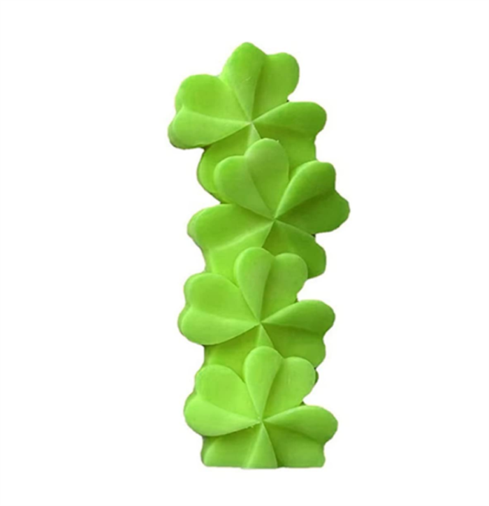 3D lucky grass handmade soap aromatherapy silicone mold candy chocolate cake mold DIY crafts clay home decoration