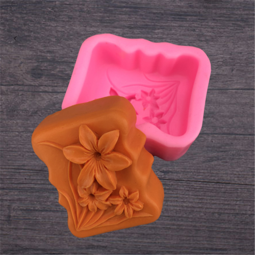 3D Daffodil Flowers Decorating Mould, Homemade Soap Making Mold Supplies for DIY Soap Toys Decorative Ornaments Art Craft
