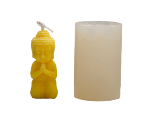 3D Buddha Statue Silicone Mold for Candle Making Handmade Soap Molds Polymer Clay Maker Mould DIY Craft epoxy Resin molds Unique