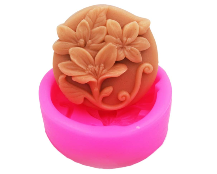 Flowers Craft Art Silicone Soap Mold Craft Molds DIY Handmade soap molds