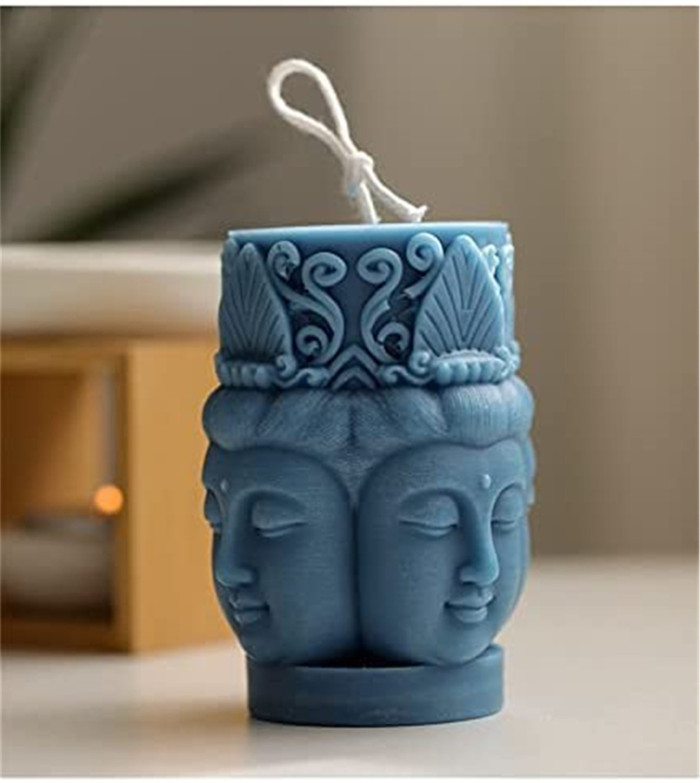 3D Buddha Statue Silicone Mold for Candle Making Handmade Soap Molds Polymer Clay Maker Mould DIY Craft epoxy Resin molds Unique