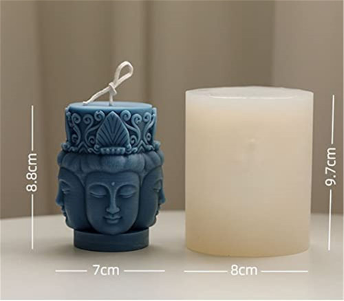 3D Buddha Statue Silicone Mold for Candle Making Handmade Soap Molds Polymer Clay Maker Mould DIY Craft epoxy Resin molds Unique
