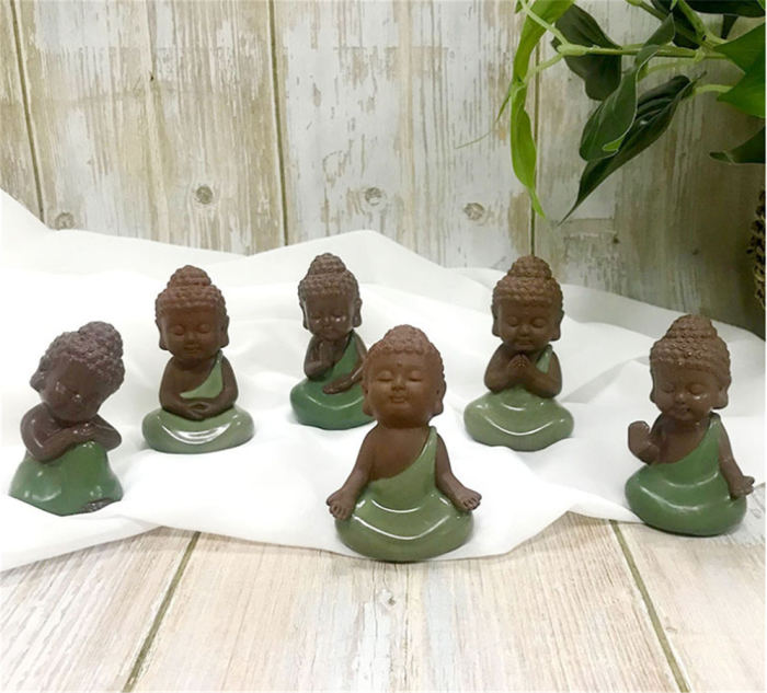 3D Buddha Silicone Candle Mold Fondant Mold Candle Mould for Craft Casting for Handmade Soap, Chocolate, Muffins, Ice（Random color