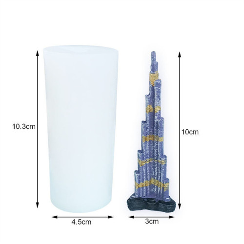3D lighthouse silicone mold candle gypsum resin decoration retro mold