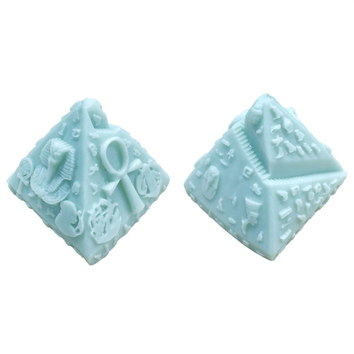 Pyramid Candle Molds Making Thicker Silicone Cylinder Pillar Psychic Eye Shape, DIY Soap Lotion Bar Chocolate ice Cream Cake Home décor